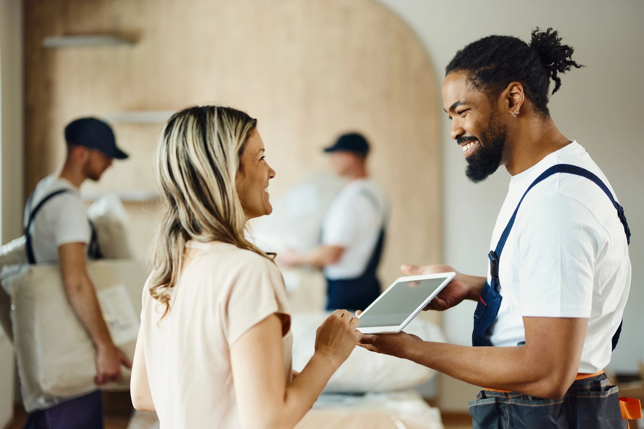 happy customers moving service