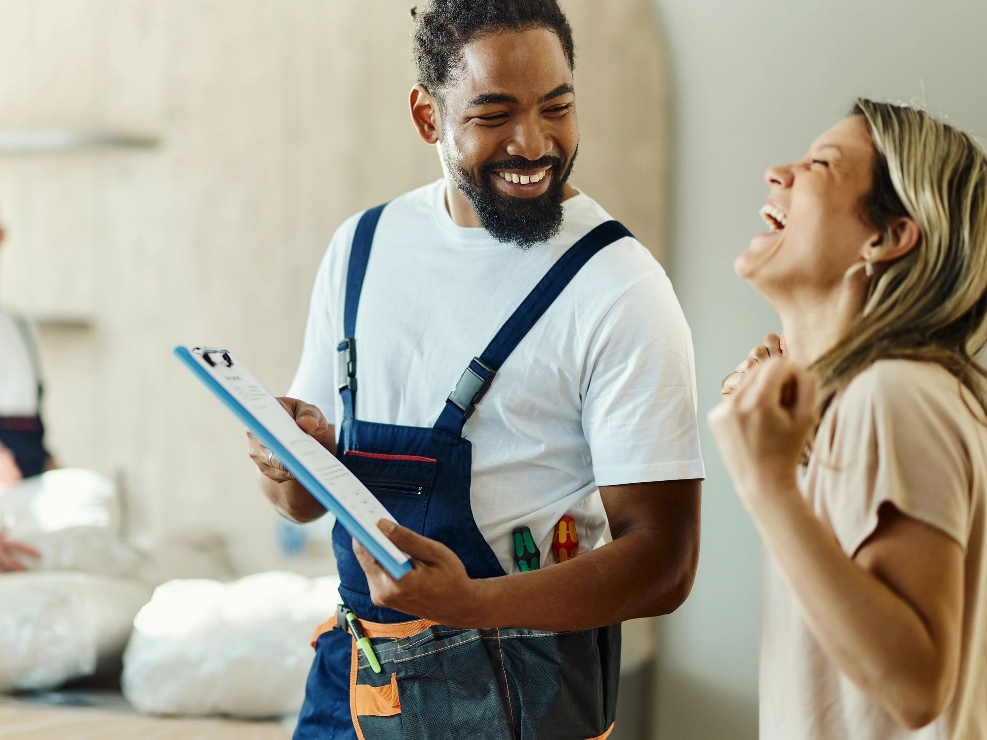 happy customers moving service